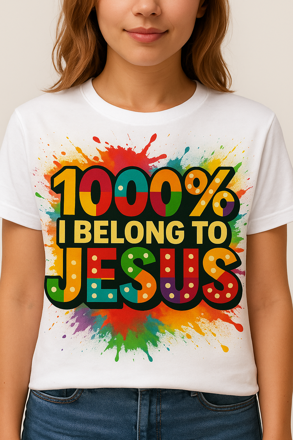 1000% I BELONG TO JESUS TSHIRT