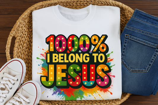 1000% I BELONG TO JESUS TSHIRT