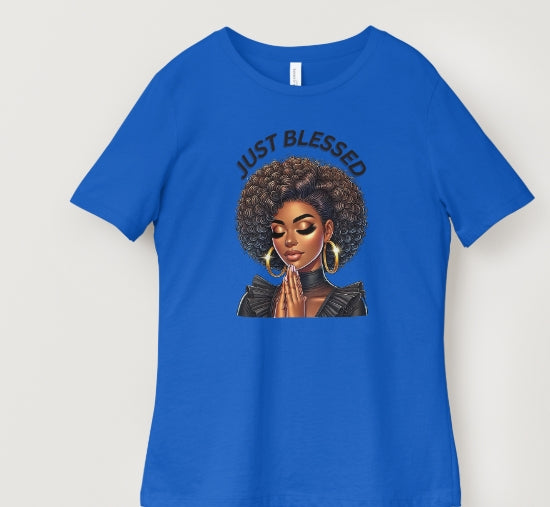 just blessed t shirt