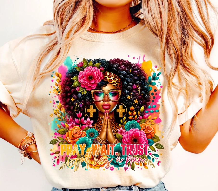 PRAY ,WAIT AND TRUST SWEATSHIRT