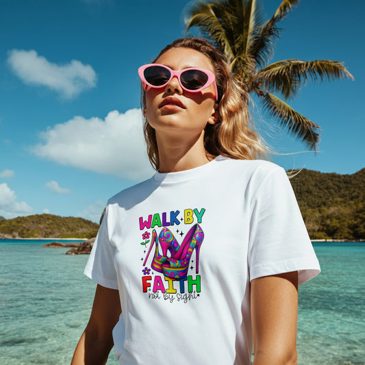 walk by faith tshirt